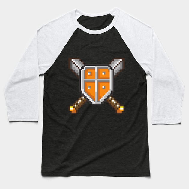 Sword and shield Baseball T-Shirt by SYAO